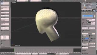 How to make a full head of hair with blender