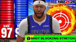 97 BLOCK + 93 DUNK + 91 MID ANTHONY DAVIS BUILD CAN DO EVERYTHING! BEST BIGMAN BUILD IN NBA2K25