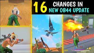 16 CHANGES IN NEW OB44 UPDATE | ADVANCE SERVER - GARENA FREE FIRE