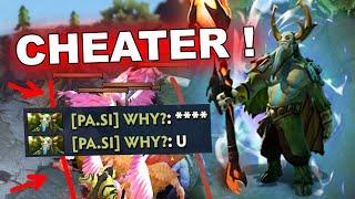 Dota 2 Cheater - NATURE'S PROPHET 6X CREEP STACKING!!!