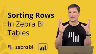 Sorting Rows In Zebra BI Tables Visual || Zebra BI Knowledge Base