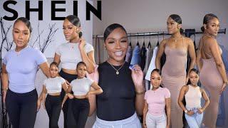 SHEIN Basics Haul| Shein Haul Skims Dupes?! QUALITY Affordable basics, capsule wardrobe basics haul