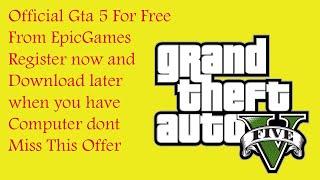 Free Download Official Gta 5 Game for PC,PS4 from EpicGames