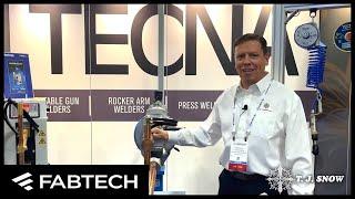 FABTECH 2022 | TECNA Weld Guns, Spring Balancers, Rocker Arm Spot Welders | TJ Snow