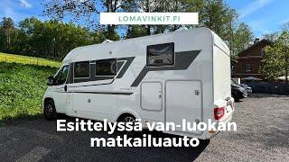 Retkeilyauto vaihtui van-luokan matkailuautoon - esittelyssä Adria Compact Plus DL matkailuauto