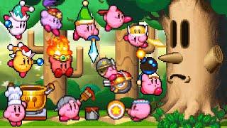 Kirby Super Star Ultra - All Copy Abilities Vs Whispy Woods