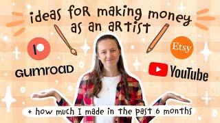 How To Make Money As An Artist (And How Much I Make!) - Art Business Ideas