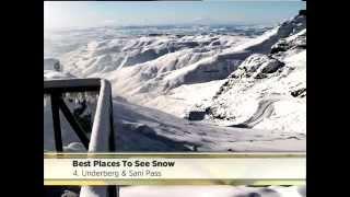 The Best Places To See Snow In SA