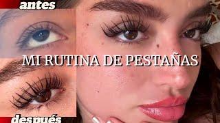 MI RUTINA DE PESTAÑAS · tutorial para que se vean más largas, cuidados, tips…