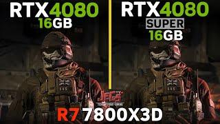 RTX 4080 vs RTX 4080 Super | Tested in 15 games