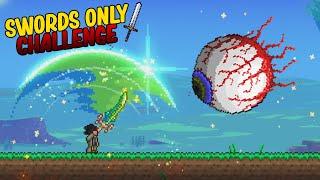 Can You Beat Terraria 1.4.4 Using Swords Only?