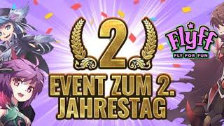 Flyff - Event zum 2. Jahrestag, 2 Jahre Bora Flyff, Drop Event, Neuer Schmuck, Neue Powerups