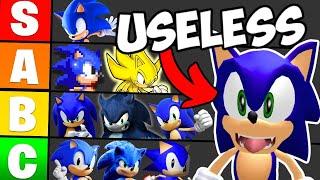 Ranking How USELESS Sonic is in Every Sonic Game