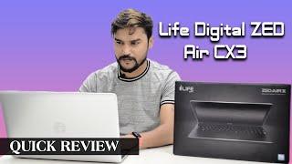 Life Digital ZED Air CX3  Laptop Quick Review