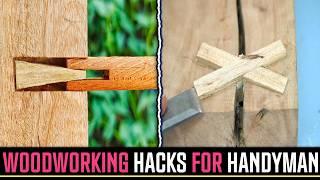 Woodworking Hacks for A Handyman | Woodworking Projects | Woodworking | Handyman