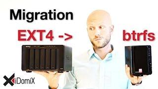 Meine Migration zu btrfs von EXT4 der Synology DiskStation | iDomiX