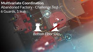 [Arknights/明日方舟] Abandoned Factory Challenge with 6 Guards (and a leak)