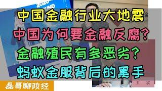 中国金融行业正在经历大地震！中国为何要金融反腐？里通卖国？金融殖民集团有多厉害？马云的绝唱，蚂蚁金服上市被阻拦背后的故事