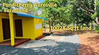 AD:262  Farmland Sale || Auroville Pondicherry || 10028 Sq.ft land || Budget price