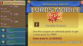 Lords Mobile ~ Daily Packs Buy One Get One Free Full Run On Frosty Special and Massive Discounts 
