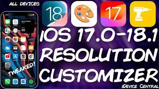 iOS 17.0 - 18.1 JAILBREAK News (All Devices): New Tweaking / Customization Tool Available!