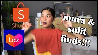 SHOPEE AND LAZADA HAUL | AFFORDABLE FINDS (PHILIPPINES)