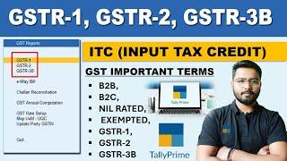 What is GSTR-1, GSTR-2, GSTR-3B | What is GSTR-3B | Input Tax Credit #gst