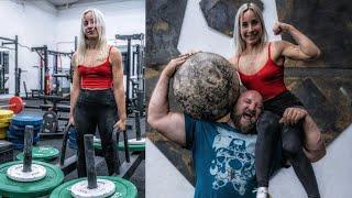 47 Kilo Laura VS. 180 Kilo Strongman