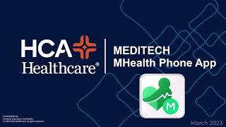 Expanse Health Portal - MEDITECH MHealth Phone App