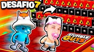 10 Desafios de Smurf Cat vs Bebê Betero no Stumble Guys