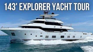 Touring a BRAND NEW 143' Explorer Yacht | Canados Oceanic 143 Tri-Deck SuperYacht Walkthrough