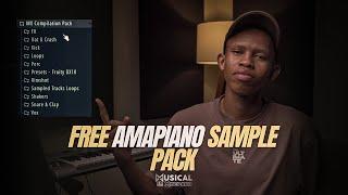 Making an Amapiano beat with a FREE sample pack