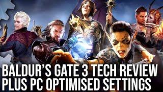 Baldur's Gate 3 PC - DF Tech Review - Graphics Analysis + Optimised Settings
