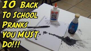 10 Back To School Pranks You Must Do - HOW TO PRANK (Evil Booby Traps) | Nextraker