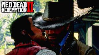 Arthur Morgan Gets Kissed By The Van Der Linde Gang | Model Swap | Ped Swap | Red Dead Redemption 2