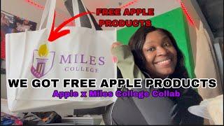 MY HBCU GAVE US FREE APPLE PRODUCTS | Miles College | PrettygirlCah