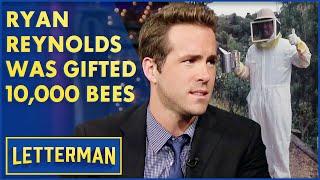 Ryan Reynolds Was Sent 10,000 Bees By Samuel L. Jackson | Letterman