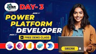 Microsoft Power Platform Tutorial - Day 3 | Overview Power Apps Free Demo