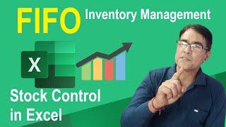 MS Excel FIFO inventory Valuation Method in Excel | EXCEL INVENTORY MANAGEMENT