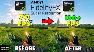 AMD FidelityFX Super Resolution on Nvidia Geforce GTX 960! | Benchmark Test + Comparison