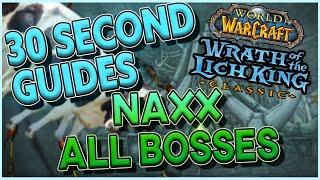 WotLK - Naxxramas - 30 Second Guides - Updated