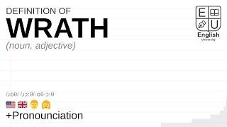 WRATH meaning, definition & pronunciation | What is WRATH? | How to say WRATH