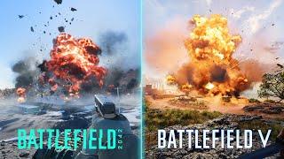 Battlefield 2042 vs Battlefield V Levolution | 4K Comparison