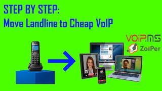 EASY - Home Phone Landline To VOiP with VOIP.ms & Zoiper