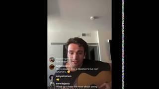 Stephen Puth Instagram Live — May 8, 2020.