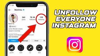 How To Unfollow Everyone On Instagram At Once (NEW WAY 2024)