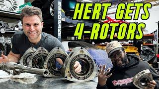 Getting Dahm Racing Engine 001! 4 Rotor(26B) Science With @RobDahm