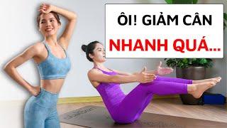 Yoga giảm mỡ bụng giúp ĐÁNH TAN mỡ bụng dưới cứng đầu sau 14 ngày | Hoàng Uyên Yoga