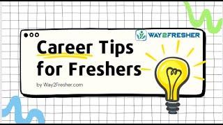 10 Best Career Tips for Freshers