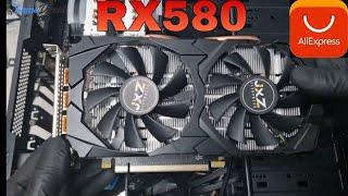 JXZ Radeon RX 580 8Gb GDDR5 256 bits unboxing and Test - Aliexpress